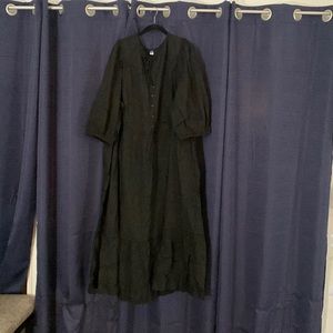 Plus size Black summer dress